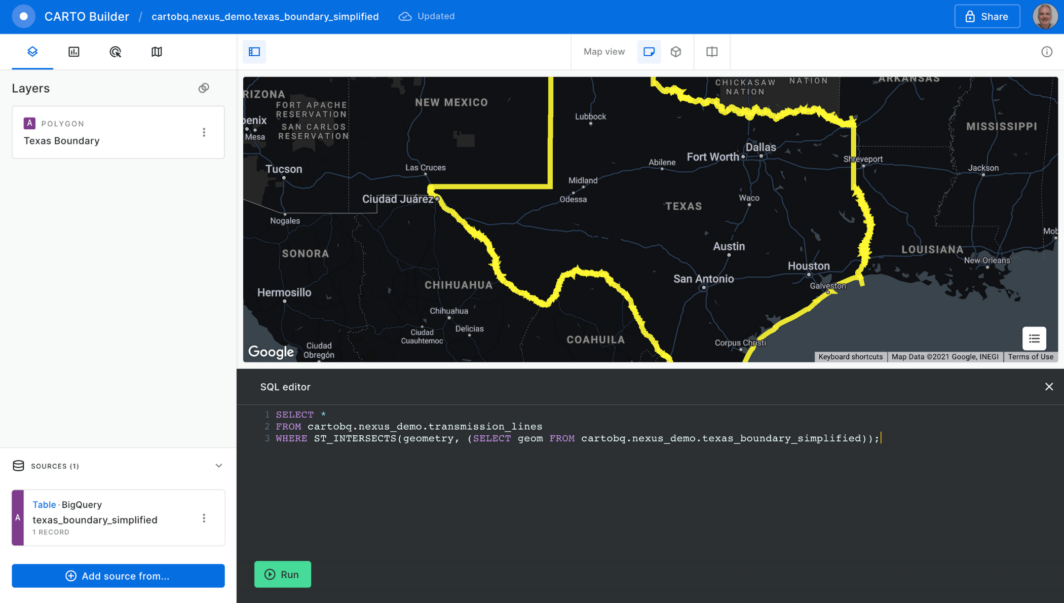 SQL Analyses - CARTO Documentation