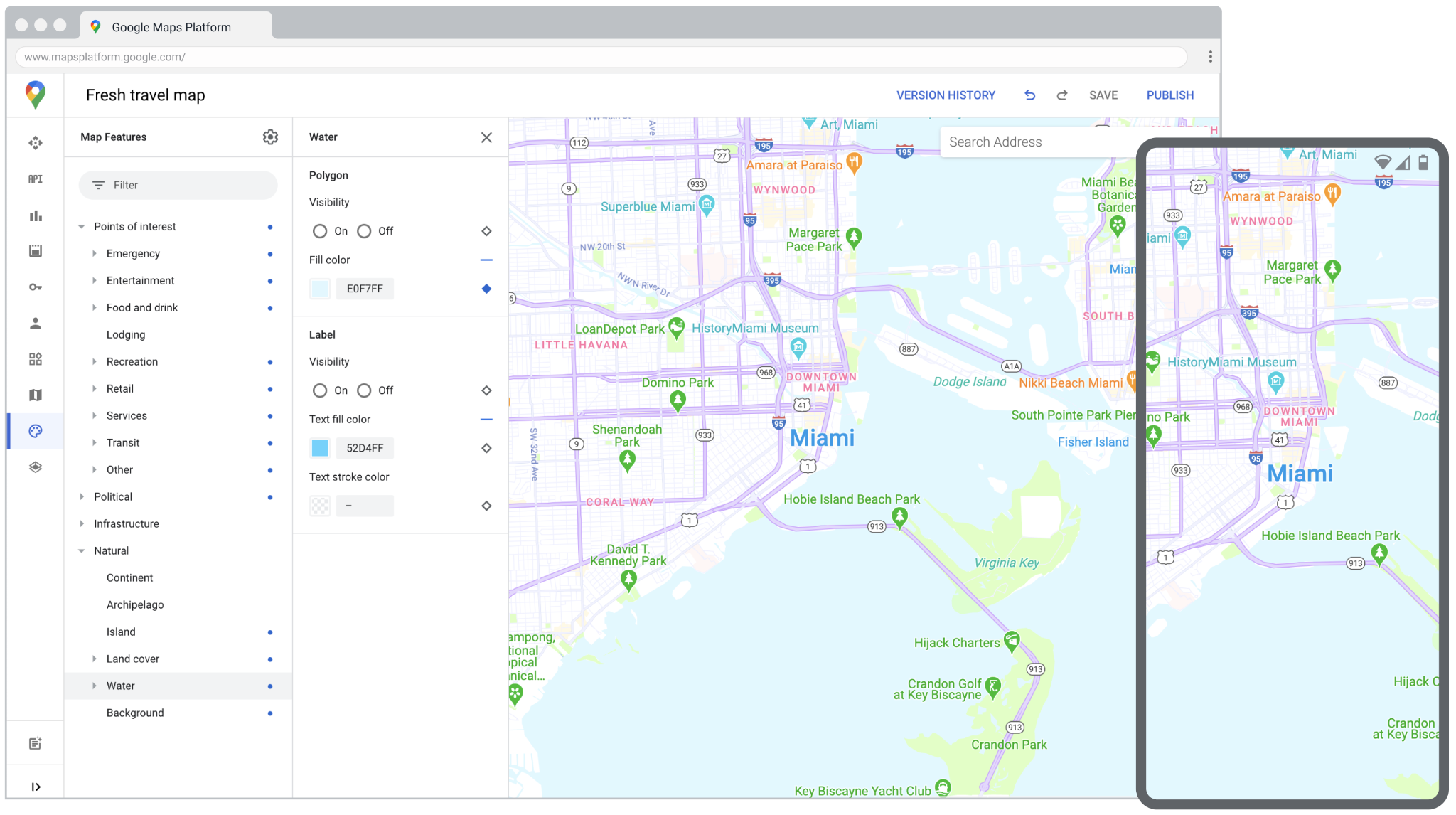 Daffodil Standards practices - Google My Maps