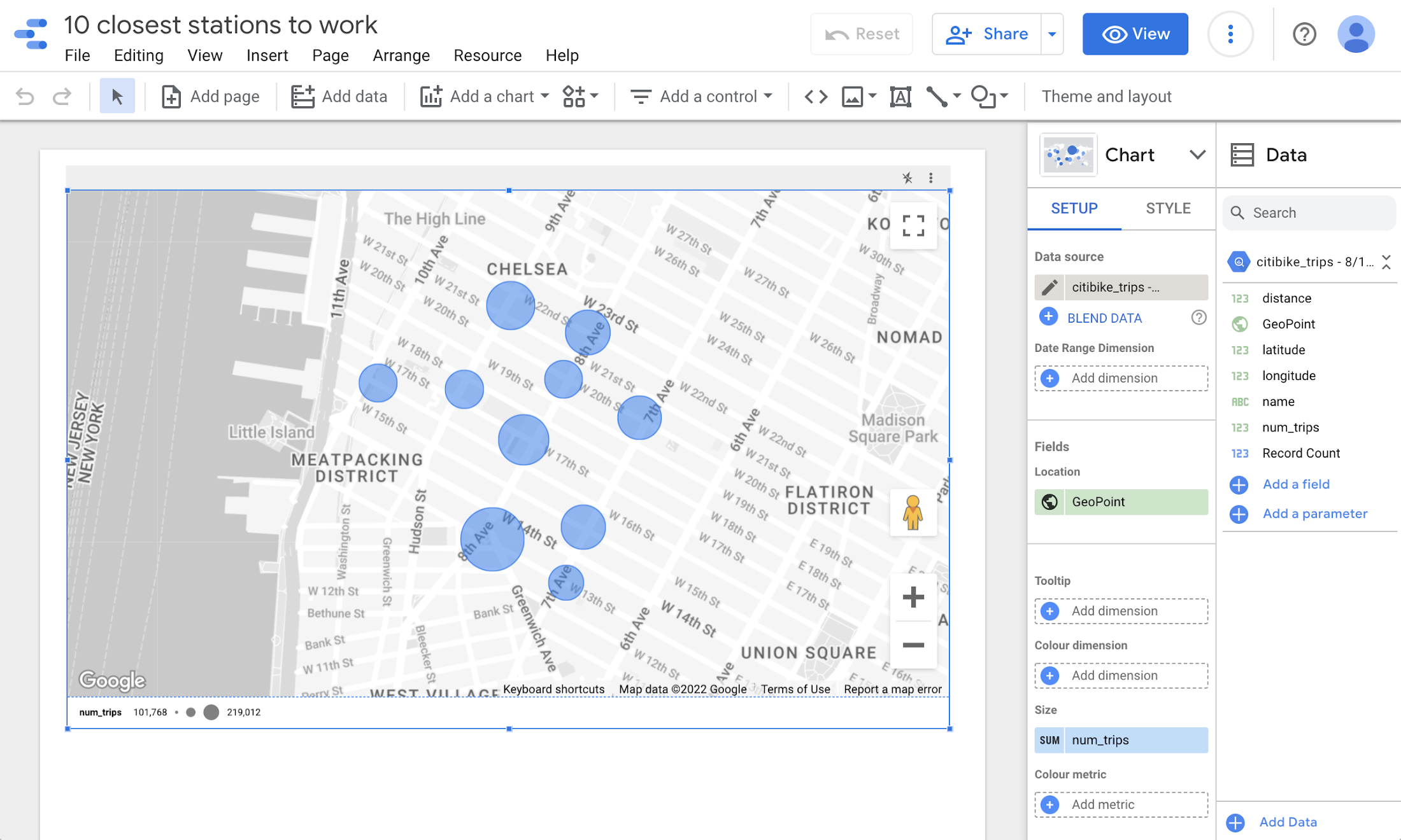 DataStudio Result