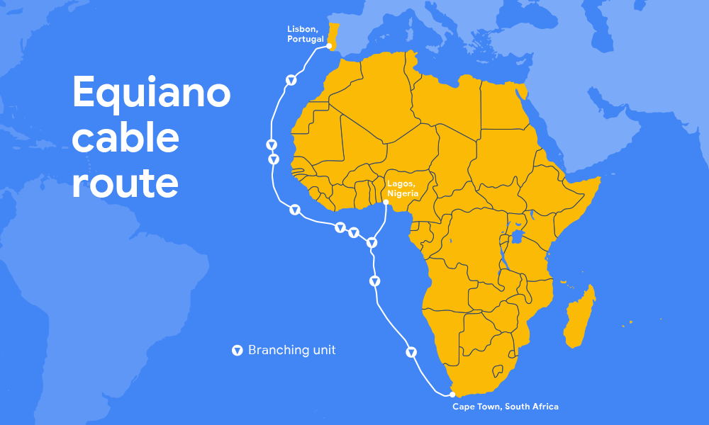 Introducing Equiano, a subsea cable from Portugal to South Africa | Google  Cloud Blog