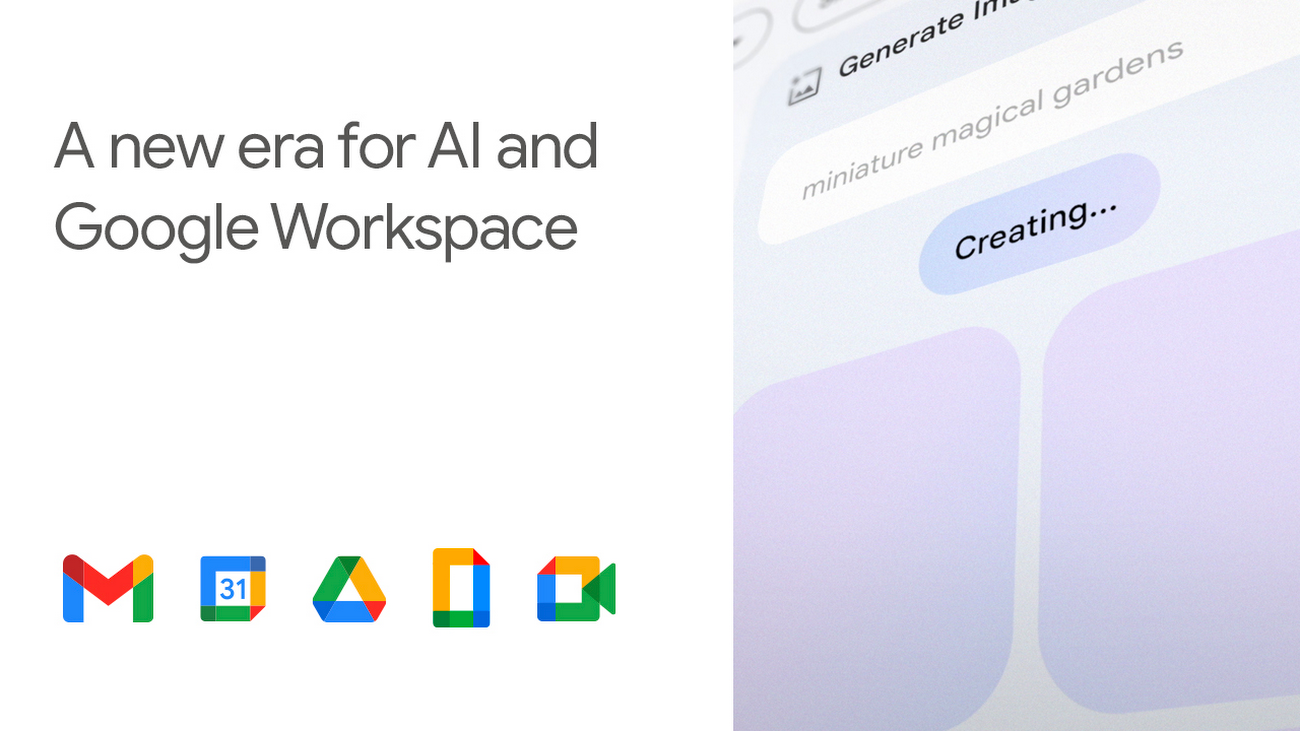 Announcing new generative AI experiences in Google Workspace