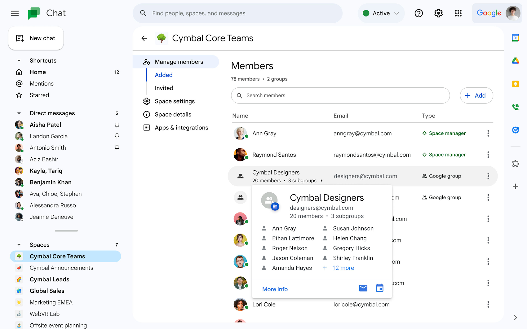 Google Chat: Messaging and Team Collaboration