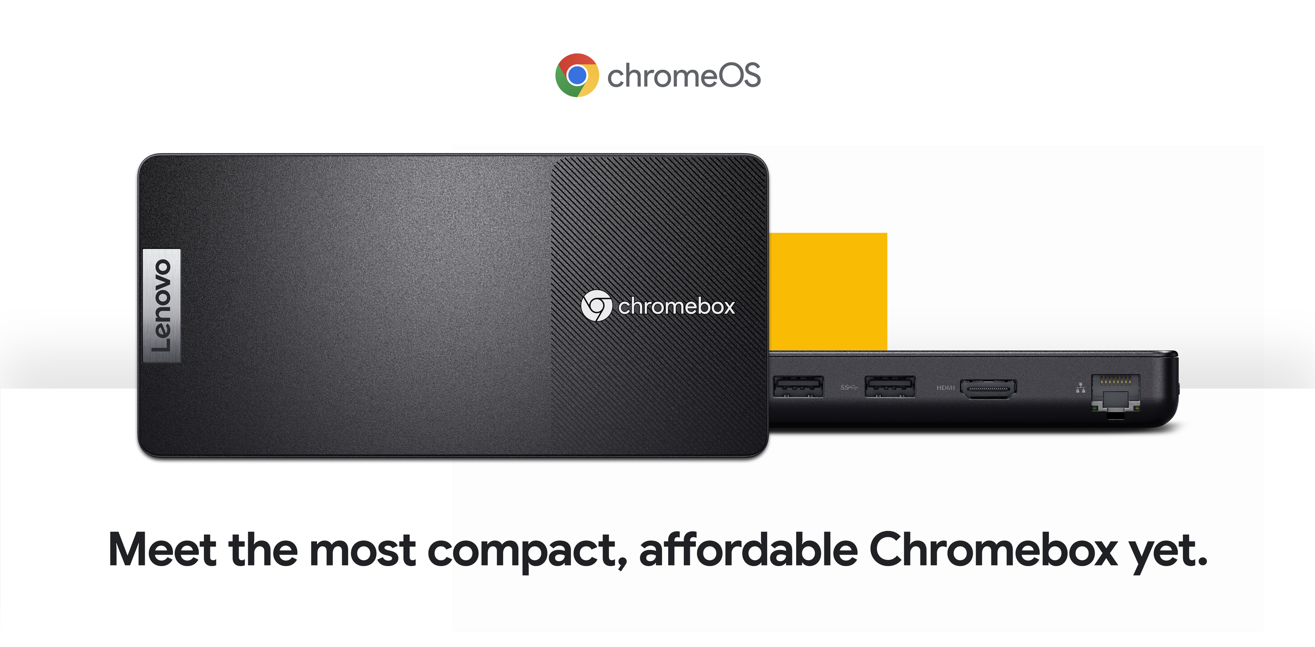 Drive big results in a small package with the Lenovo Chromebox Micro