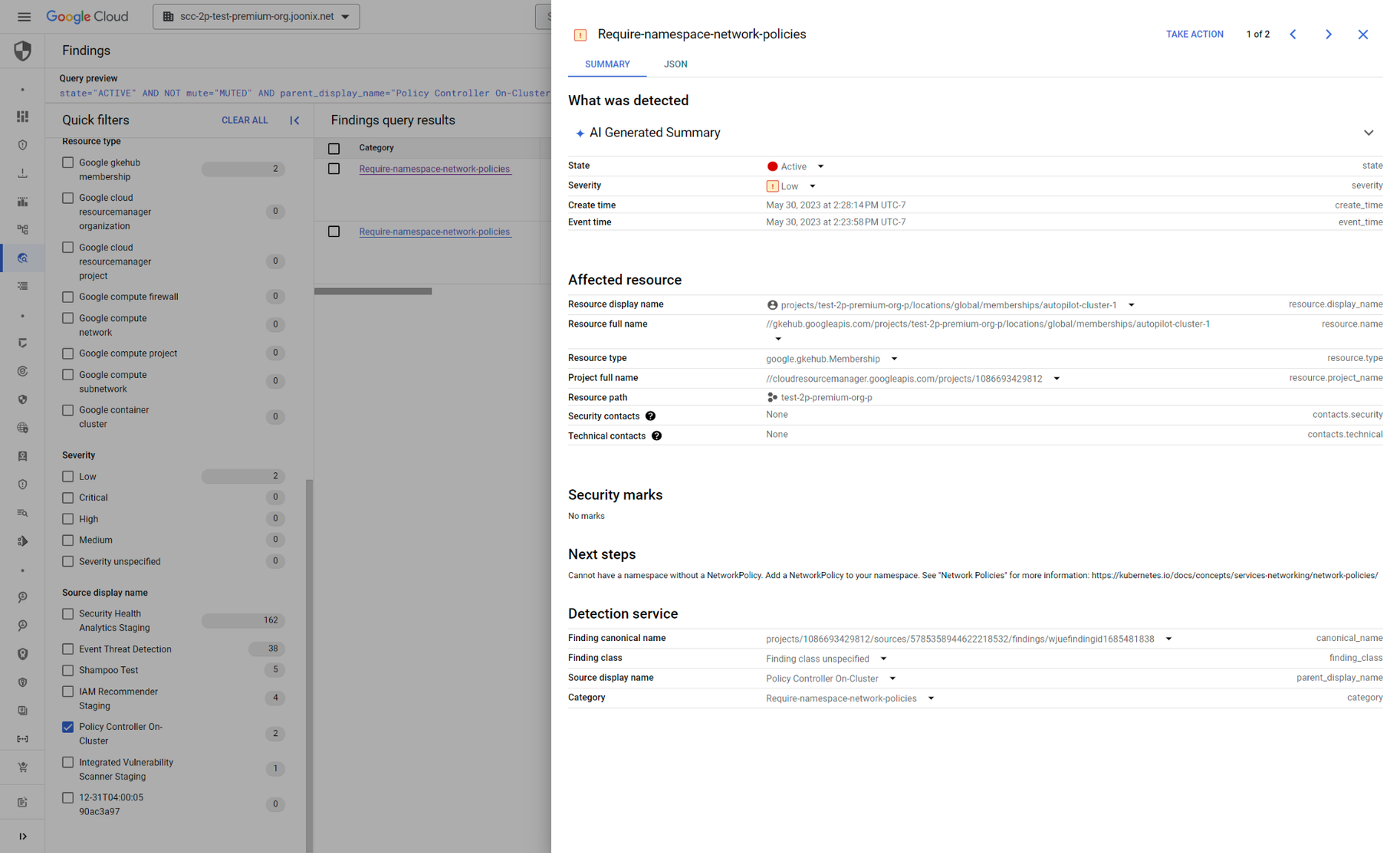 Expanding GKE posture: Policy Controller violations now in Security Command Center