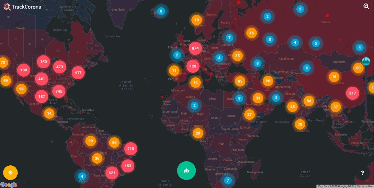 Google Maps Coronavirus Data Visualizations - Google Cloud Blog