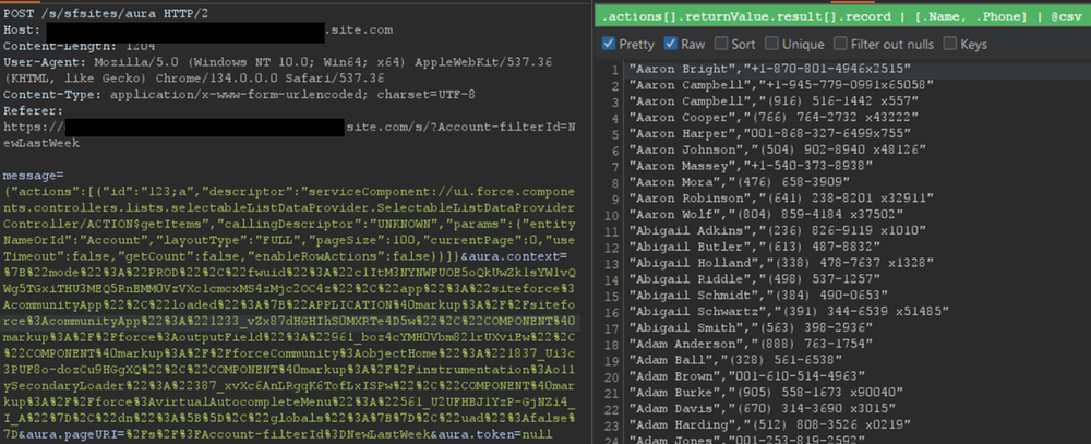 Retrieving records for the Account object