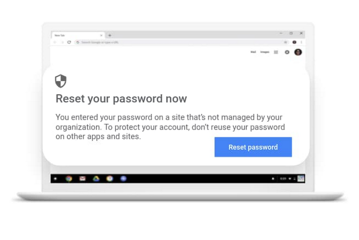 Warning if you have a Google account to check your password immediately