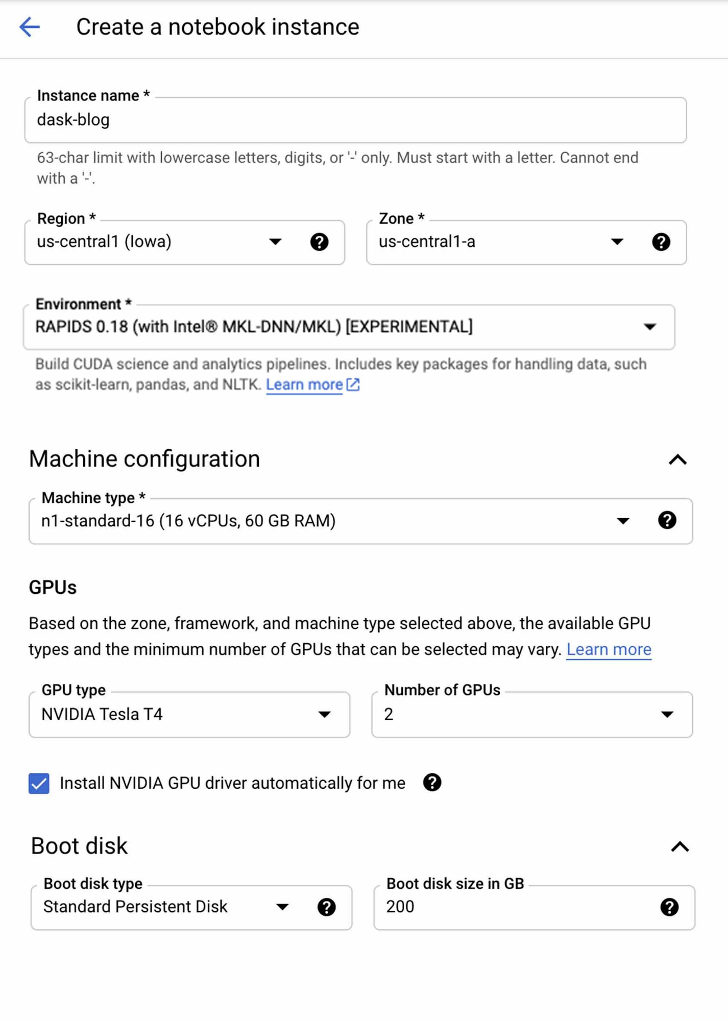 Ai Platform で Rapids を Dask Nvidia Gpu と組み合わせて数分でモデル トレーニングをスケーリング Google Cloud Blog