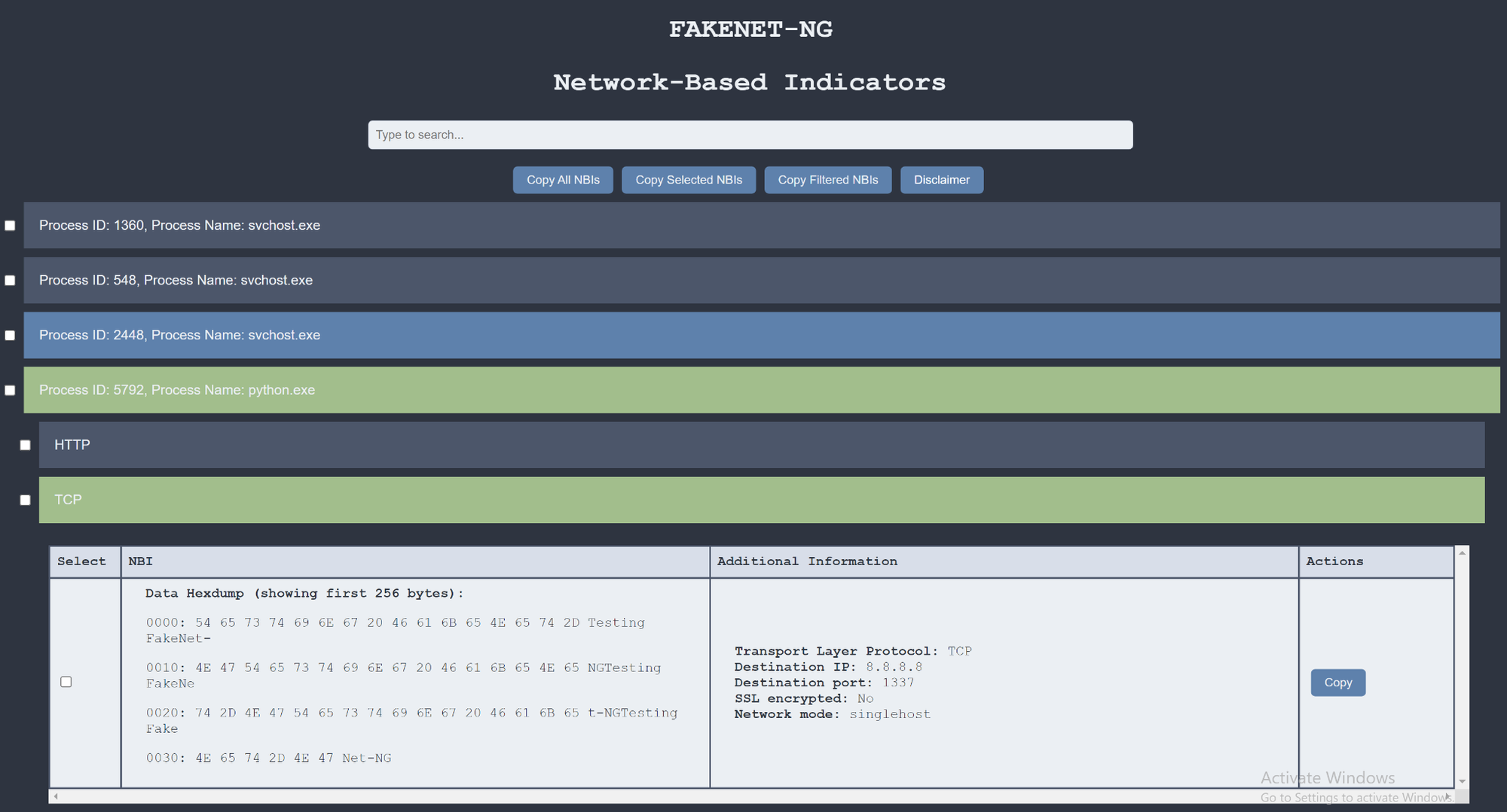 FakeNet-NG Levels Up: Introducing Interactive HTML-Based Output