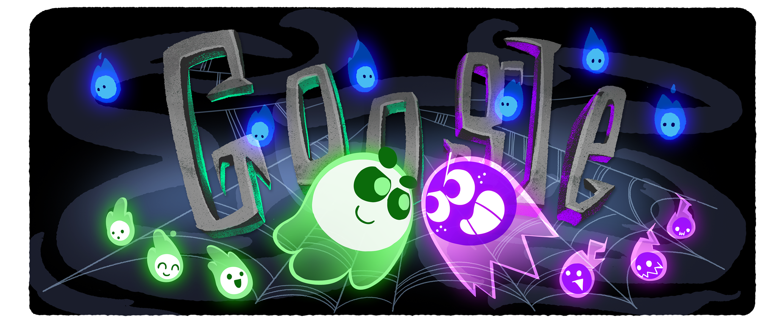 Google Doodle Halloween 