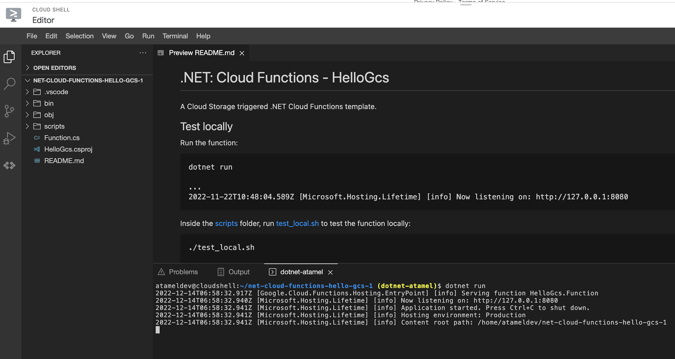 Extending Cloud Code with custom templates