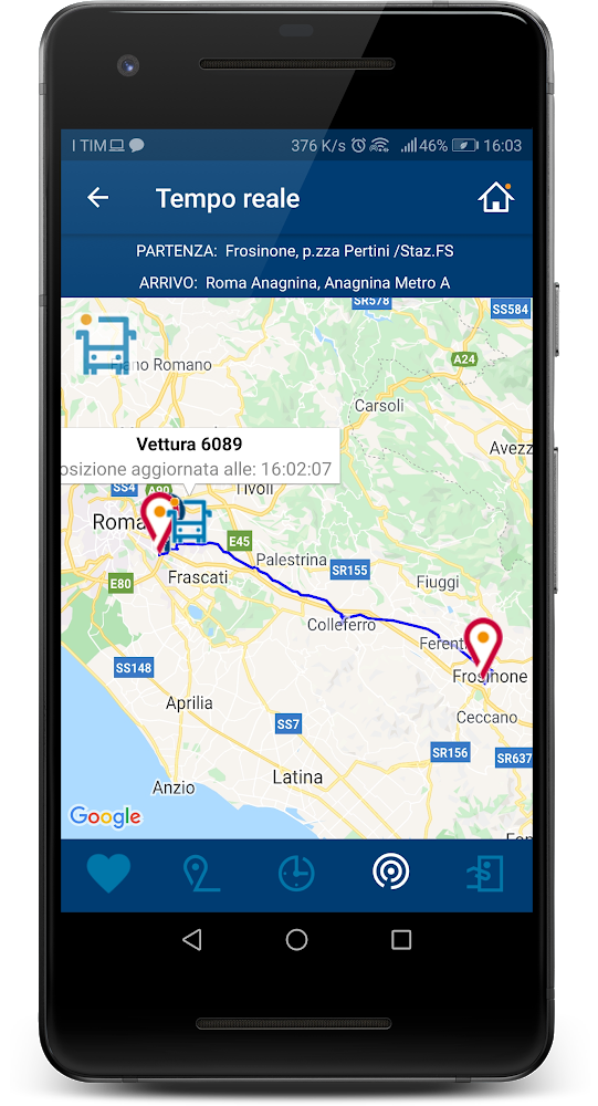 Cotral realtime
