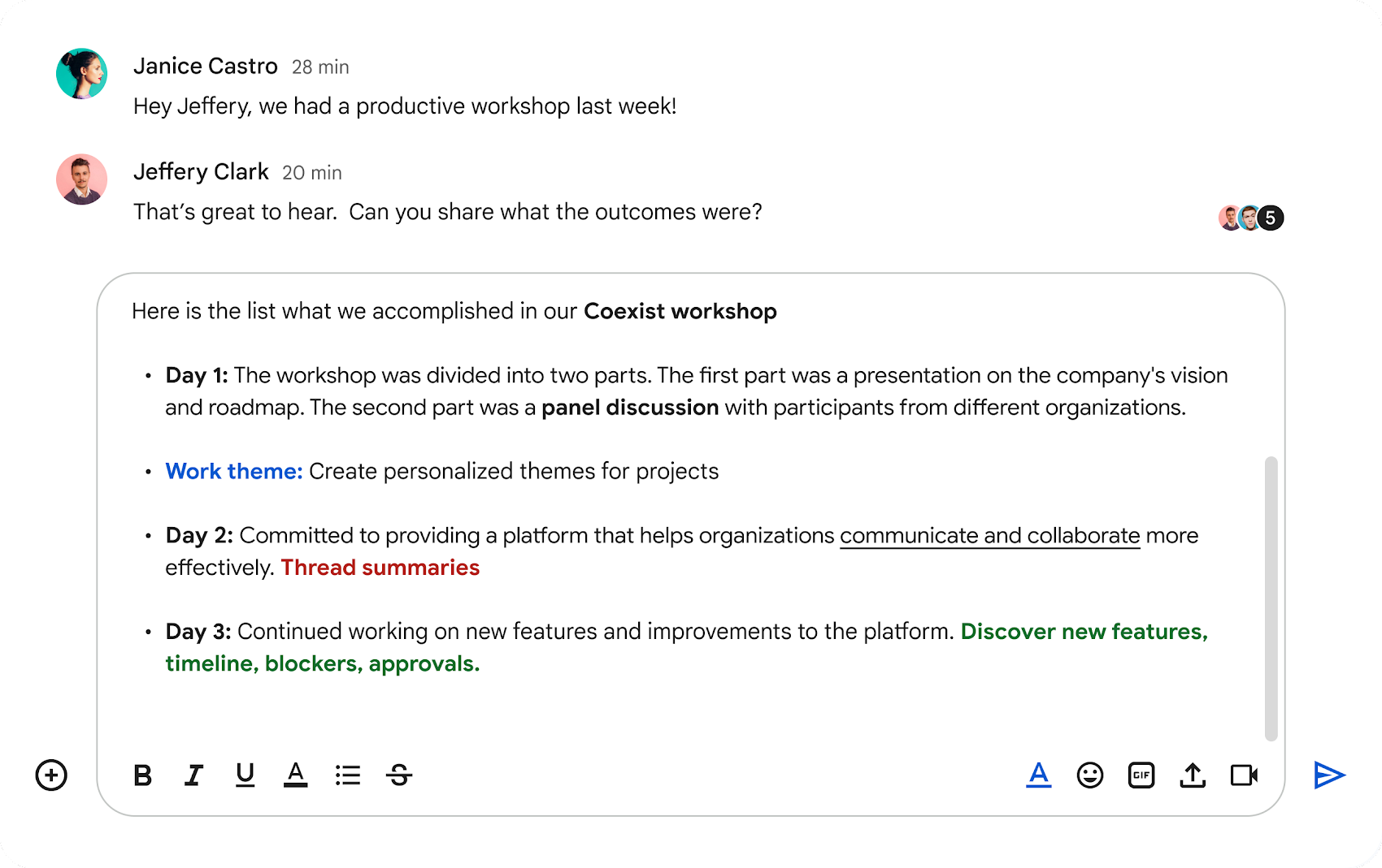 Google Workspace Updates: Introducing simpler conversation creation in  Google Chat