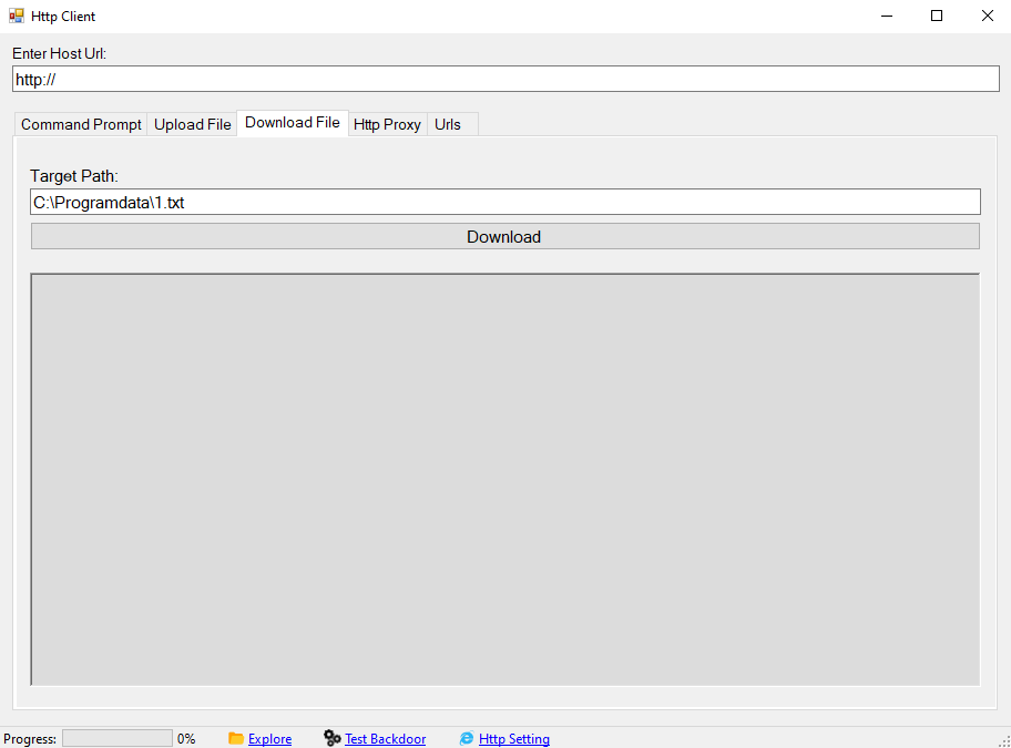 Download File Tab