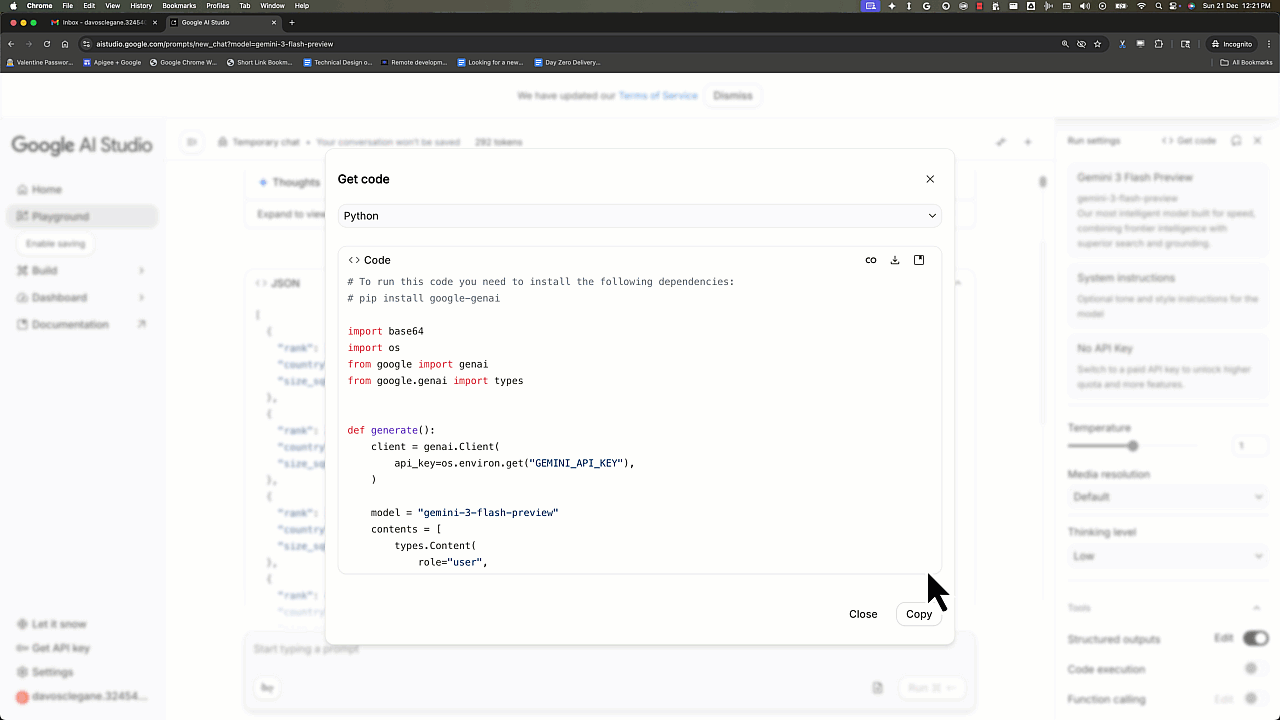 16 - Run Gemini Code