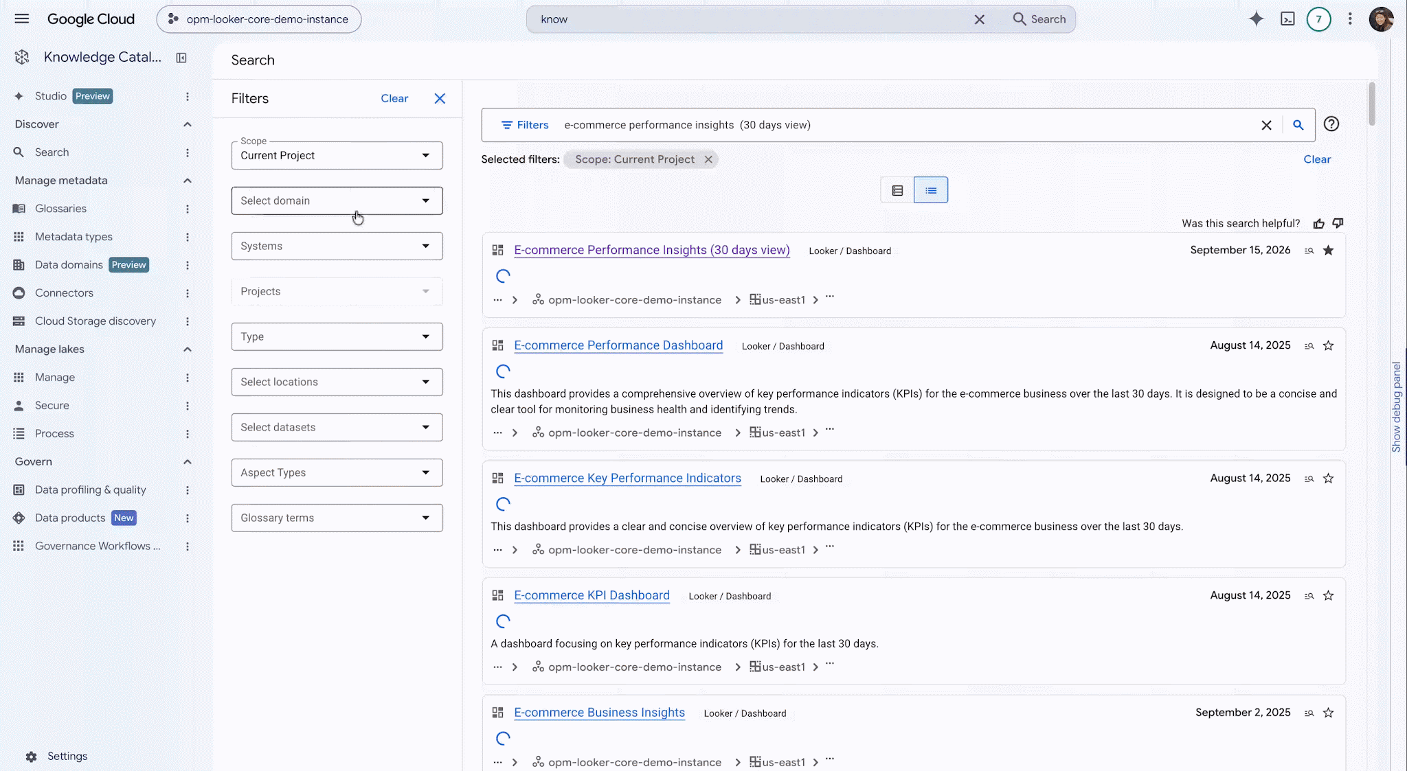 1 - LookML Indexing in Knowledge Catalog