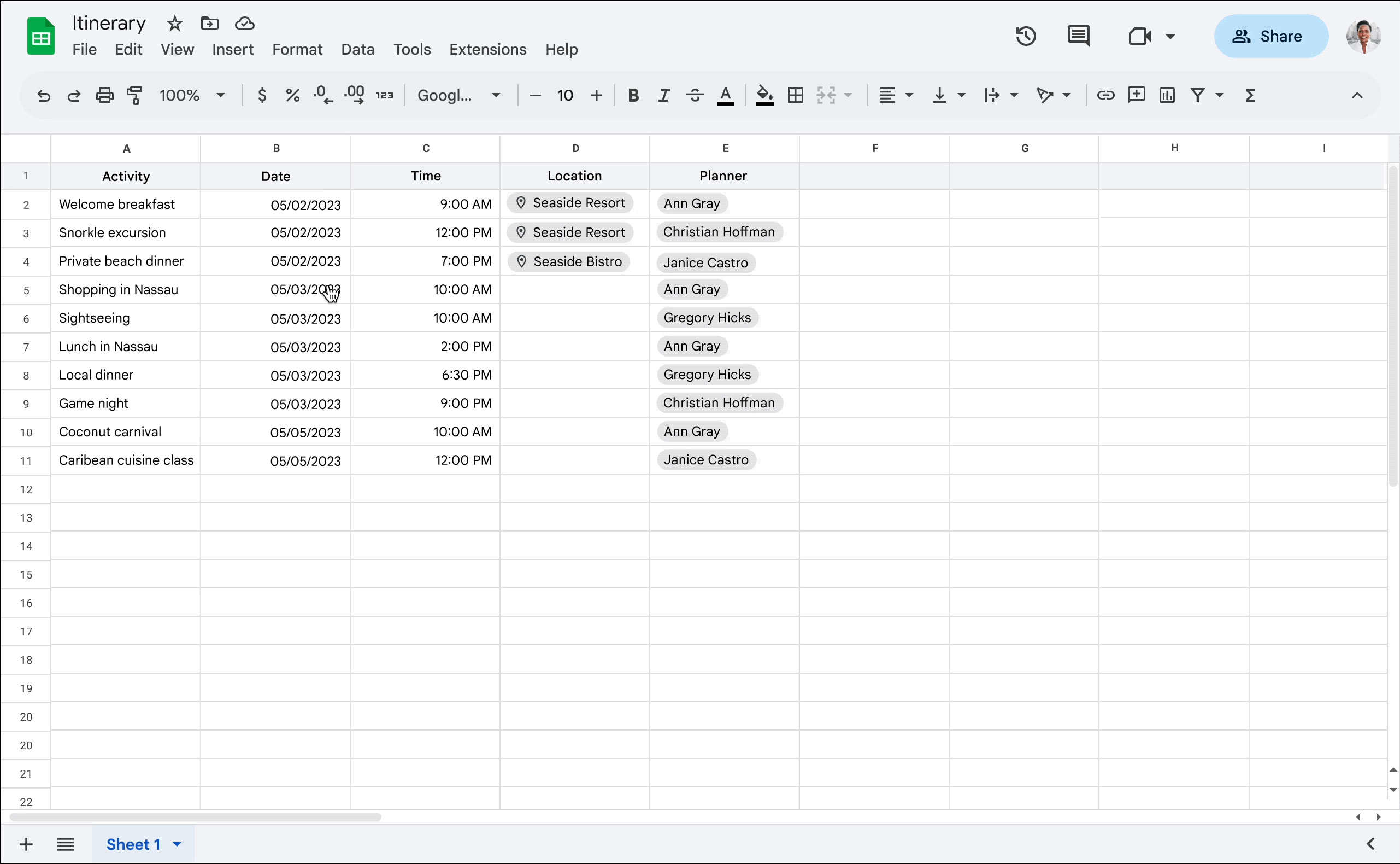 Google Docs-Minecraft Data Spreadsheet