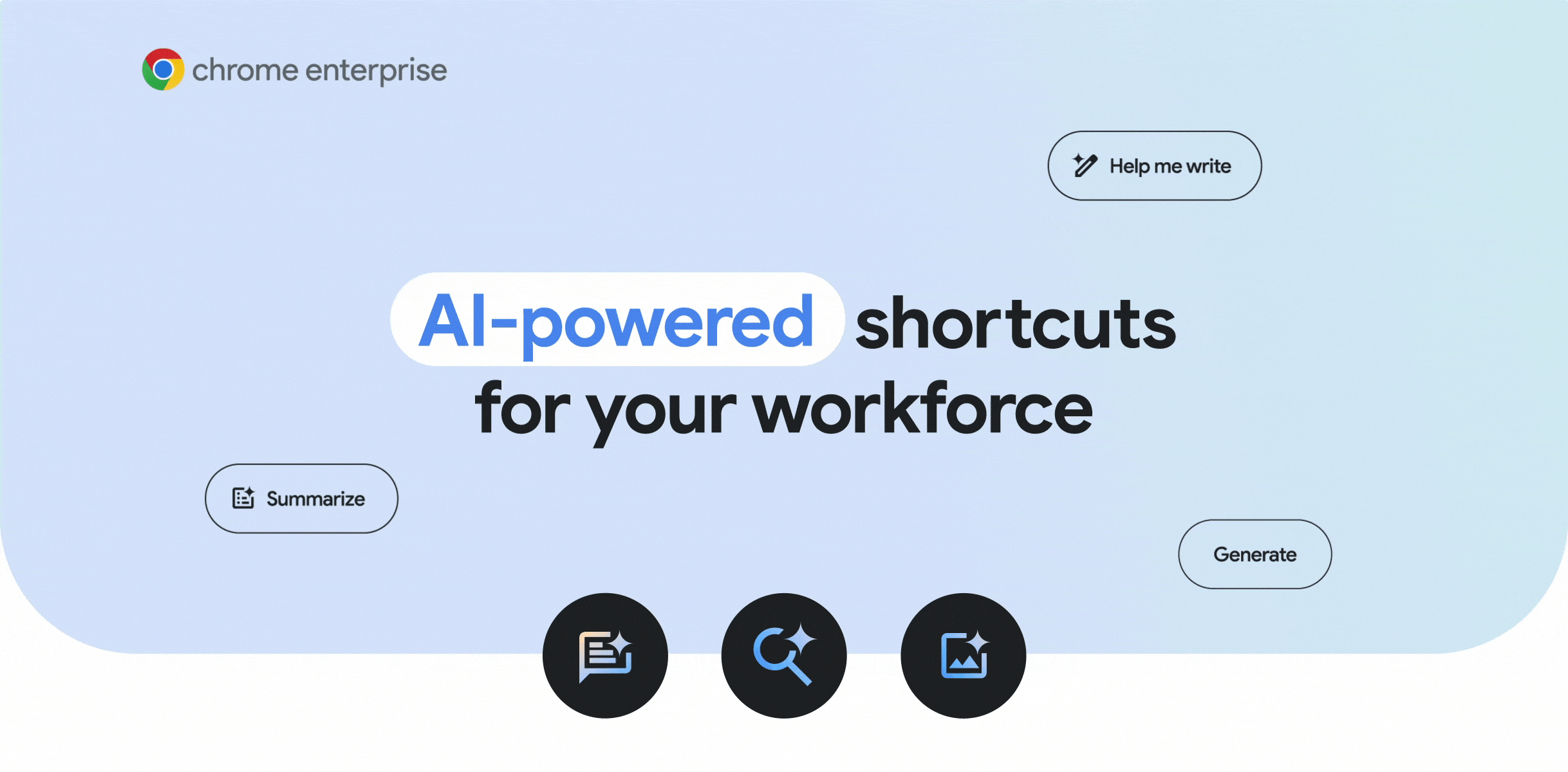 AI capabilities and controls to power up your workday with Chrome Enterprise