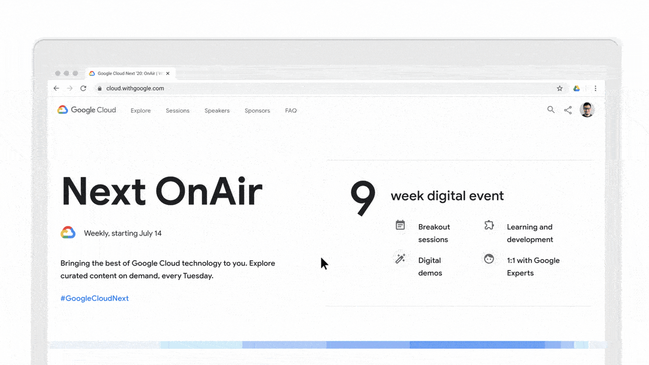 Google Cloud Next Onair Begins July 14 Google Cloud Blog