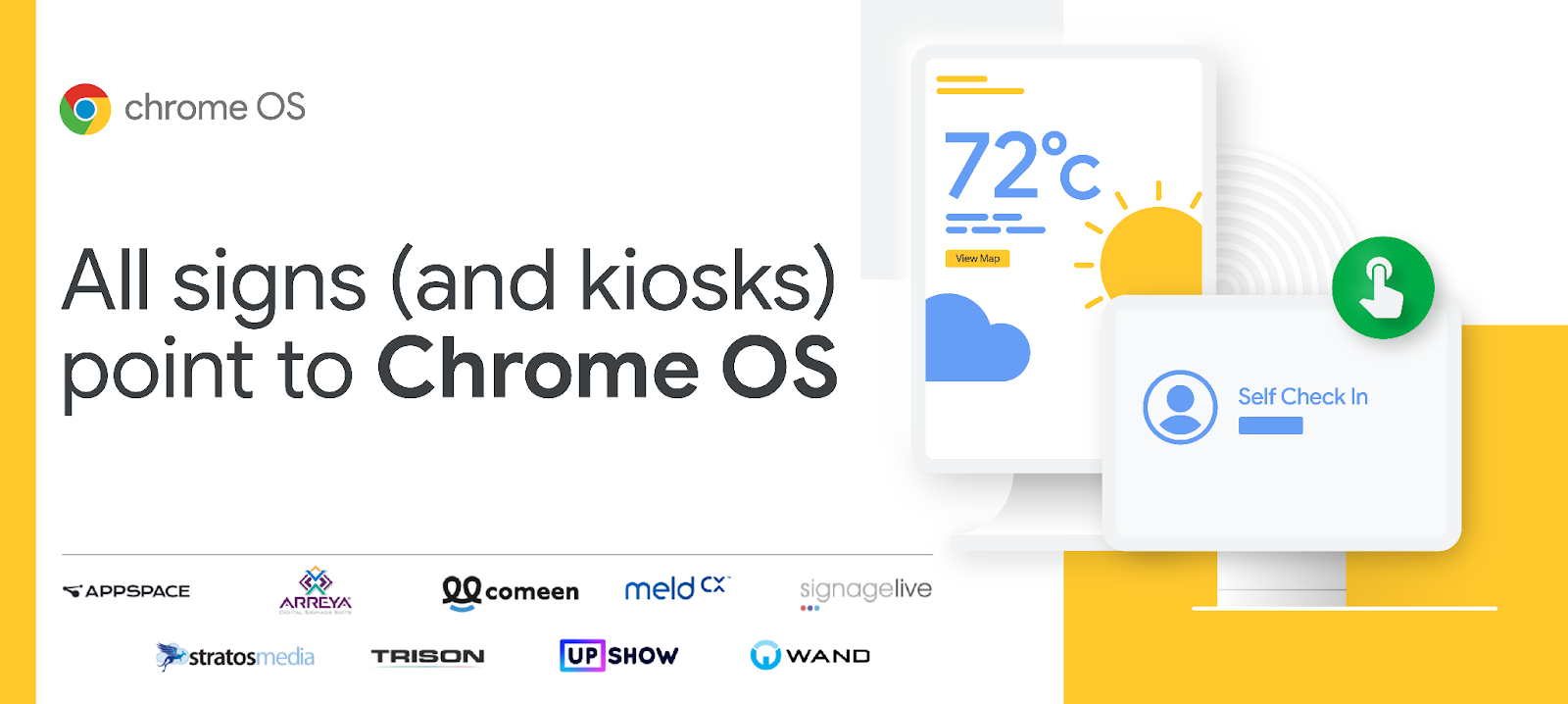 All signs point to Chrome OS for kiosks and signage