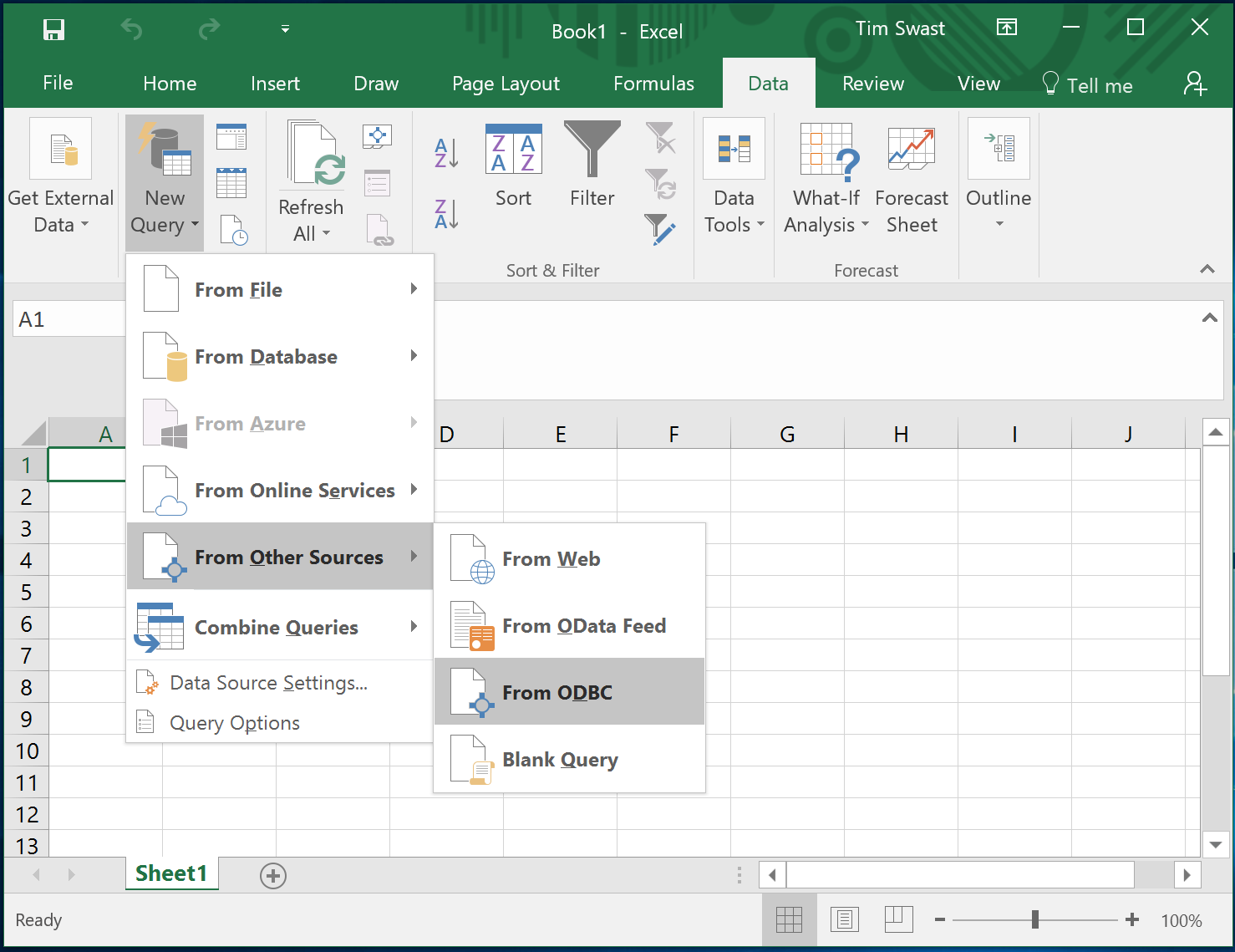 Невозможно подключиться к microsoft excel driver