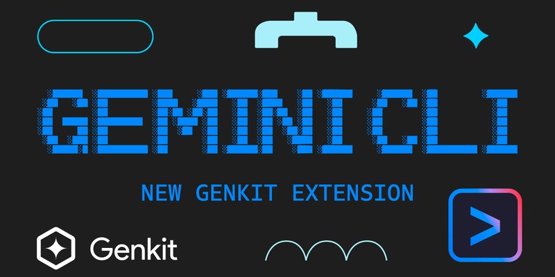 Announcing the Genkit Extension for Gemini CLI
