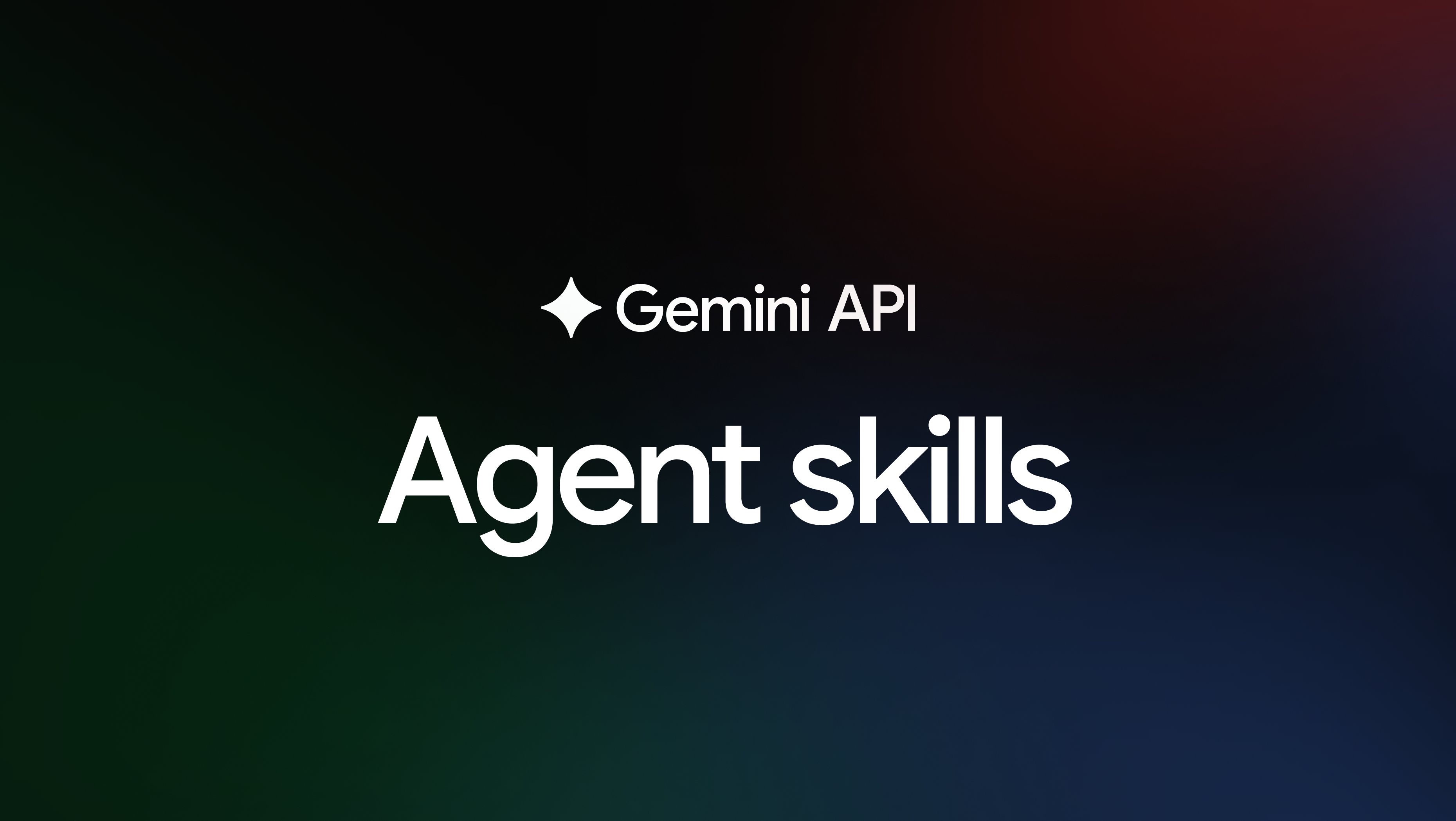Gemini API Skills Banner v2