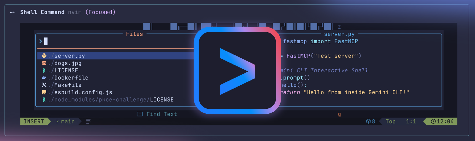 Gemini CLI - Interactive Shell hero image