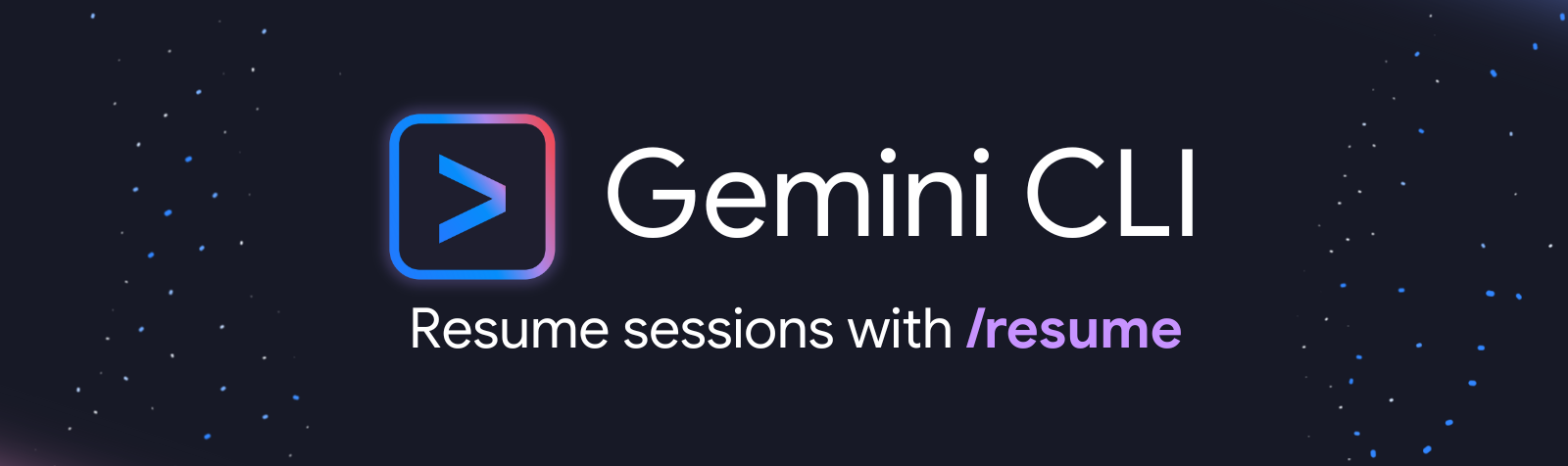 Gemini CLI - Session Management hero image (1)