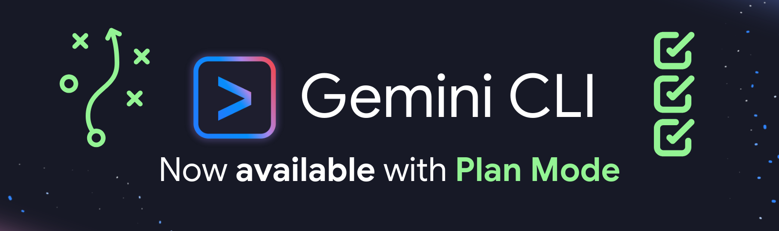 Gemini CLI plan mode hero image