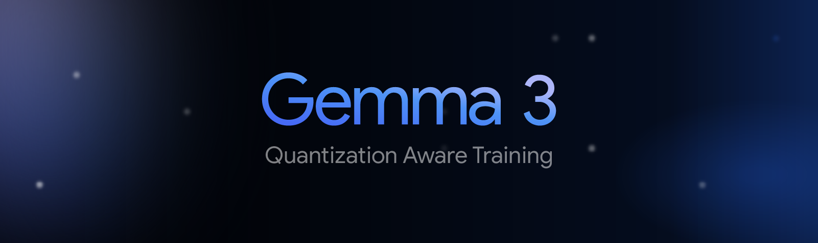 Gemma 3量化模型示意图