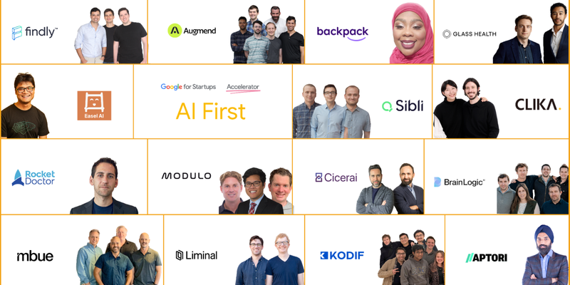 Google for Startups アクセラレータ: AI ファースト、北米で最初のコホートのご紹介