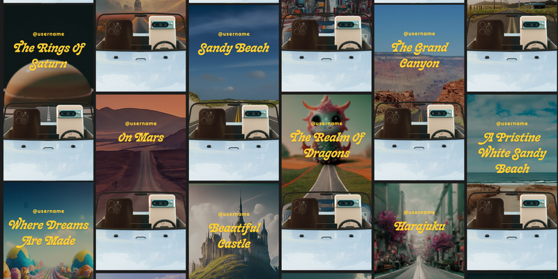 Cómo se hace: AI Roadtrip, una campaña de Pixel impulsada por IA generativa y fanáticos