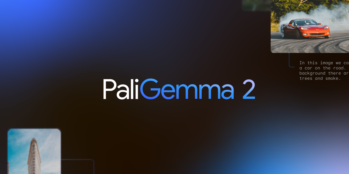 Explore PaliGemma 2, which offers scalable performance with multiple model sizes and resolutions, and is designed as a drop-in replacement for existing PaliGemma users. Explore PaliGemma 2, which offers scalable performance with multiple model sizes and resolutions, and is designed as a drop-in replacement for existing PaliGemma users.