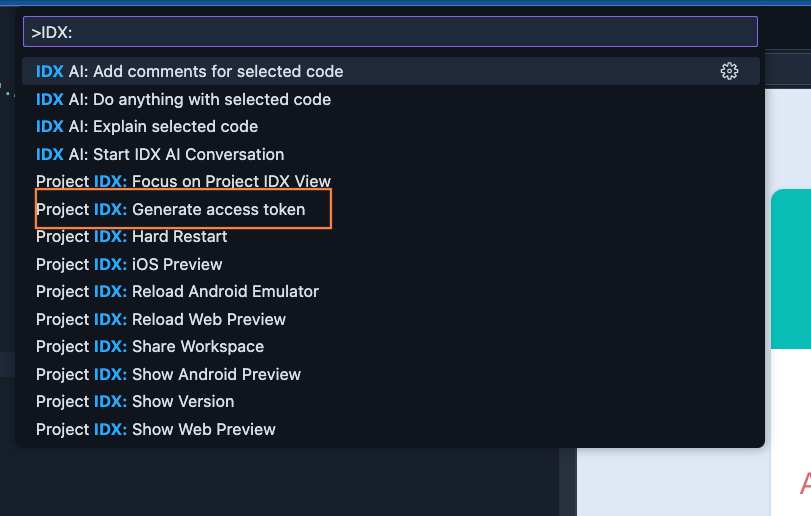 access token command