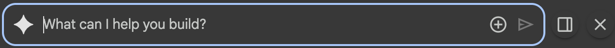 Look for the Gemini spark icon in the bottom toolbar