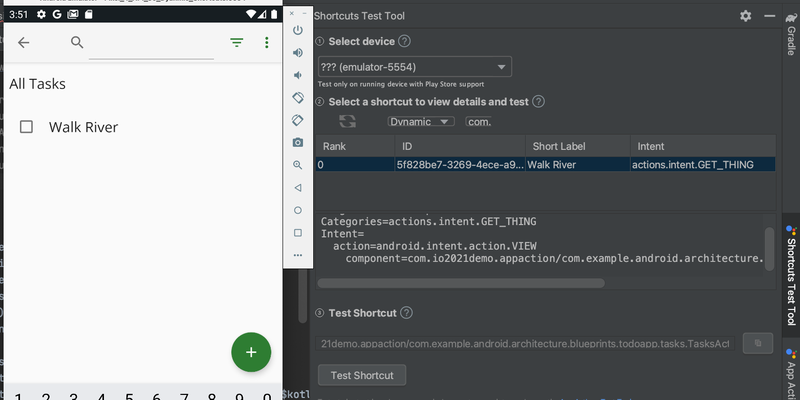 Personalize user journeys by Pushing Dynamic Shortcuts to Assistant 