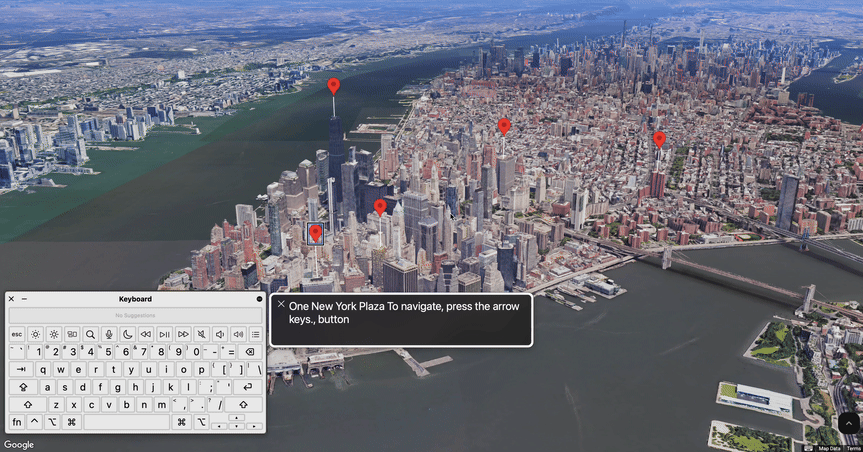 Keyboard and New York City