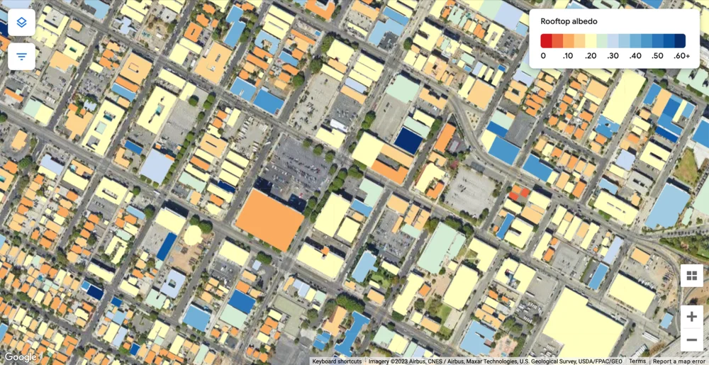 Solar Rooftop Potential across buildings