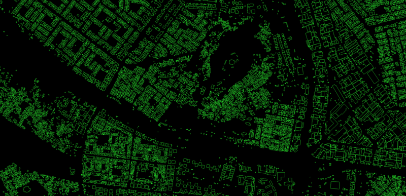 open buildings aerial view