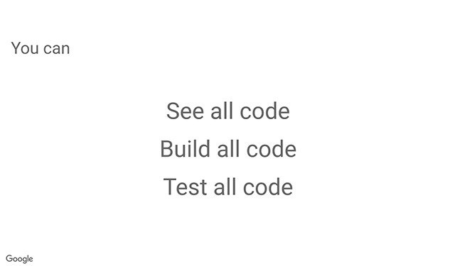 Keeping two billion lines of code moving forward