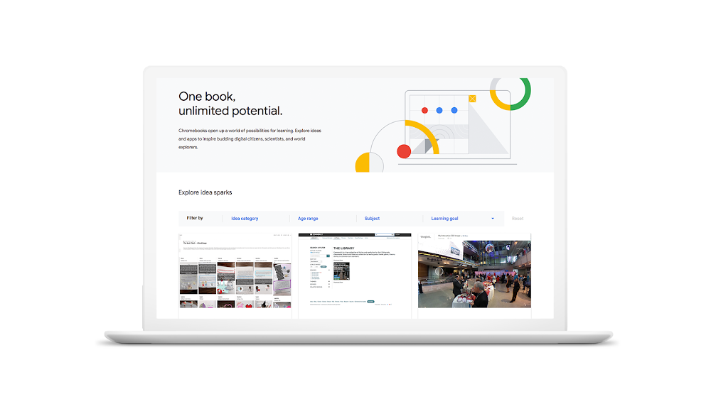 Chromebook App Hub Idea Sparks