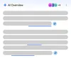 Gambar yang menunjukkan di perangkat seluler, Anda dapat ketuk ikon situs (di pojok kanan atas) untuk melihat tampilan link baru. Kami juga sedang menguji penambahan link langsung di dalam teks AI Overviews.