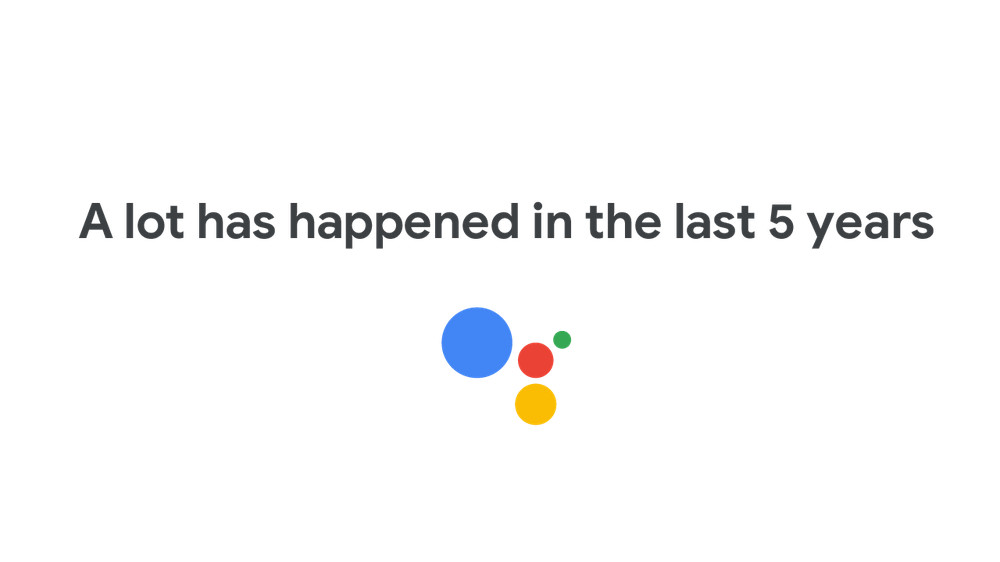 Video celebrating 5 years of Google Assistant