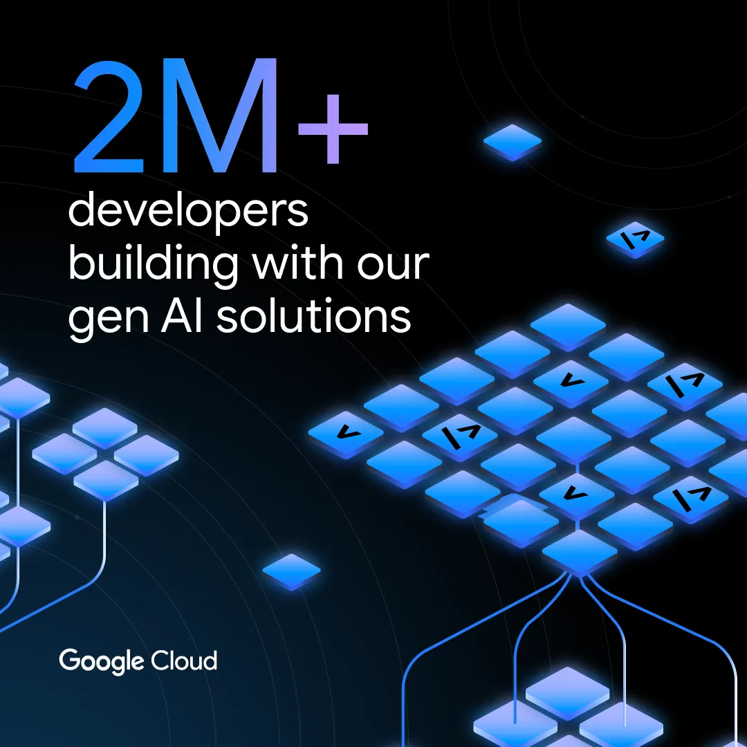 2M+ developers building with our GenAI solutions