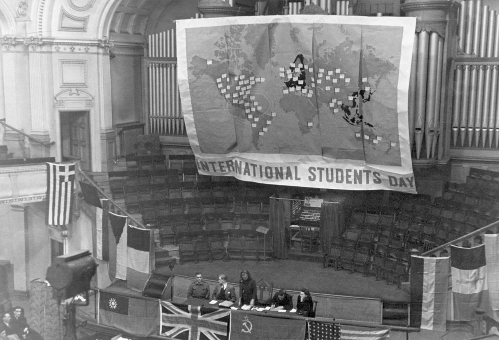 The International Students’ Council in London in 1941 decided to name November 17 International Students’ Day