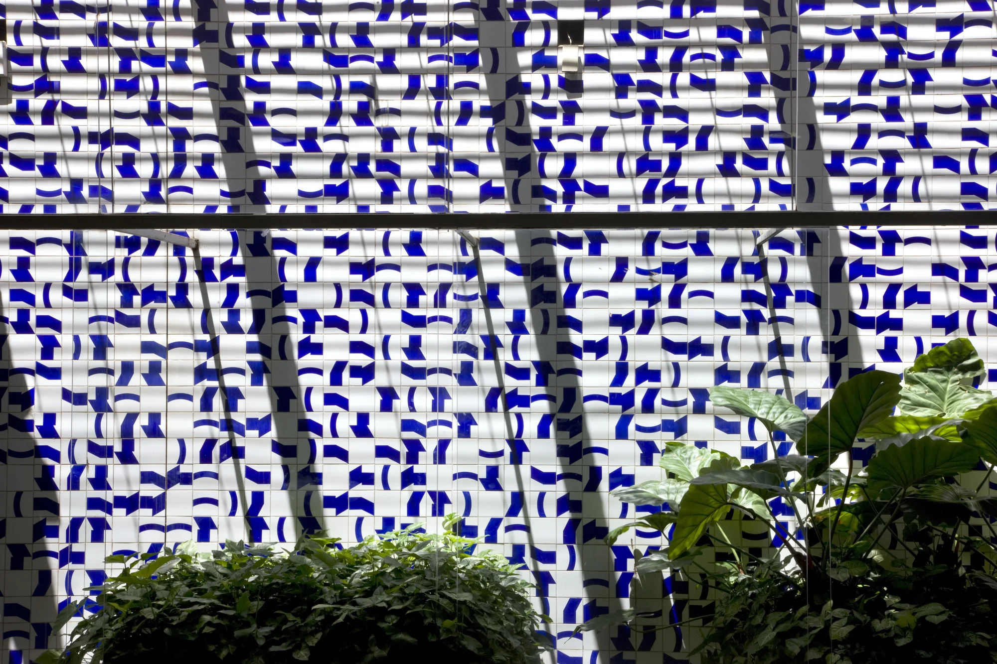 Tile Panel at the Green Hall at the National Congress by Athos Bulcão, Fundação Athos Bulcão