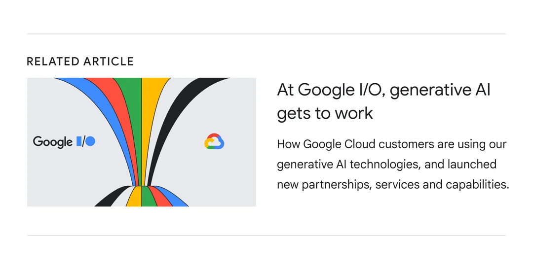 Announcing new generative AI experiences in Google Workspace