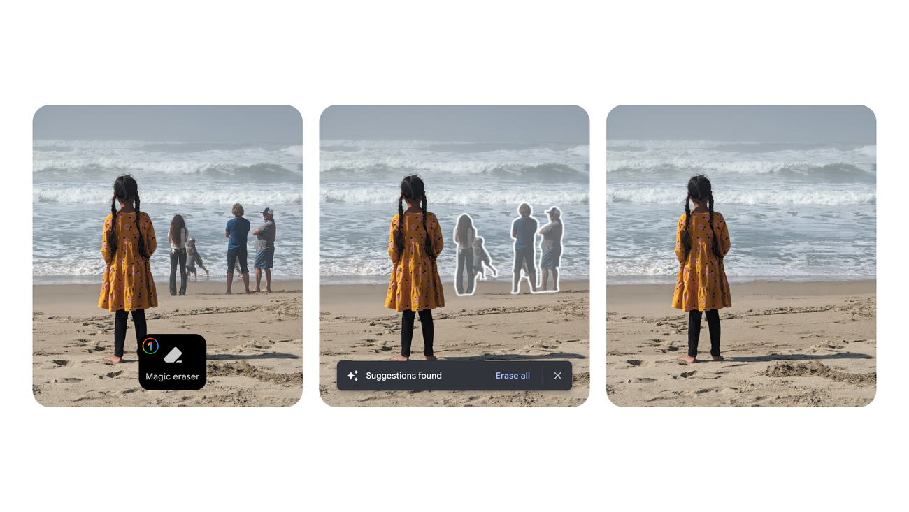 Magic Eraser plus more Google Photos features coming to Google One