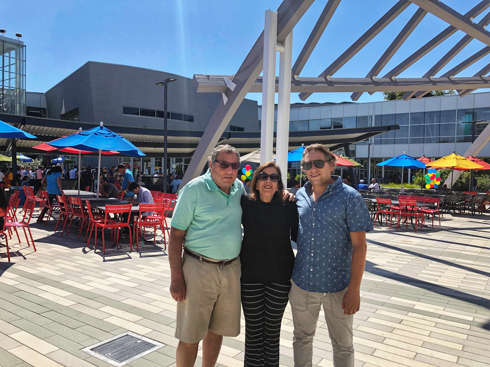 Matt Teper with his parents